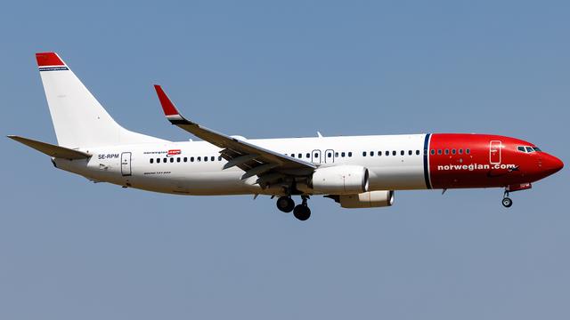 SE-RPM:Boeing 737-800:Norwegian Air Shuttle